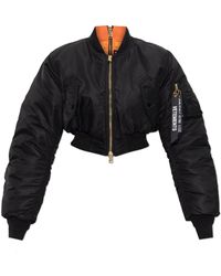 Vetements - Getailleerd Double Zip Bomberjack - Lyst