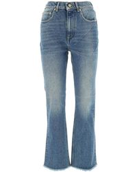 Golden Goose - Deluxe Brand Cropped Jeans - Lyst