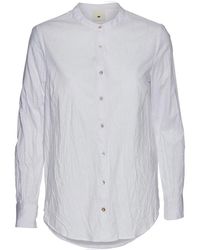 Heartmade - Overhemden ,Wit ,Katoen Klassieke Maple Shirt Off - Lyst