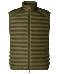 Save The Duck - Groene Jas Adam Vest Licht Stijlvol - Lyst