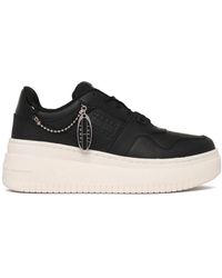 Tommy Hilfiger - Schwarze Retro Basket Sneakers - Lyst