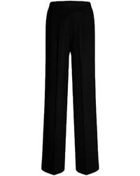 Windsor. - Wool-Jersey Palazzo Broek Met Plooi - Lyst