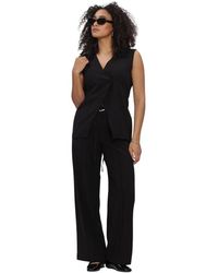 Object - Jassen ,Zwart ,Polyester Objmabel S/L Waistcoat E Vip 26 - Lyst