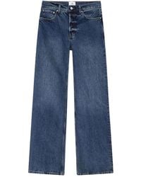 Anine Bing - High-Waisted Wide Leg Jeans - Lyst