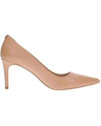 Michael Kors - Alina Leren Pumps Met Spitse Neus - Lyst