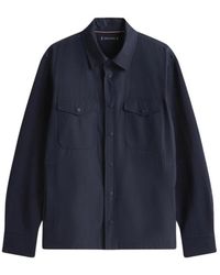 Tommy Hilfiger - Jassen ,Blauw ,Katoen Blauwe Jassen Met Technisch Breisel - Lyst