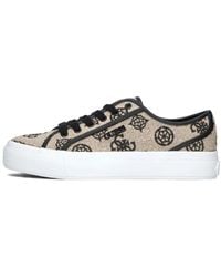 Guess - Jelexa Schwarze Sneakers Für Damen - Lyst