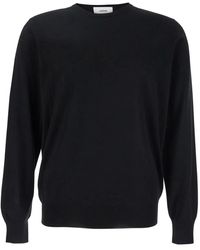 Lardini - Schwarzer Pullover Mit Girocollo Ml - Lyst