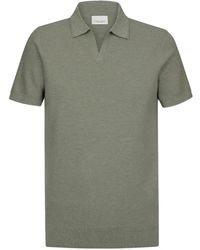 Profuomo - Polo Open Collar Ss M - Lyst