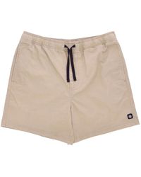 Element - Korte Broeken ,Katoen Twill Oxford Tan Shorts - Lyst
