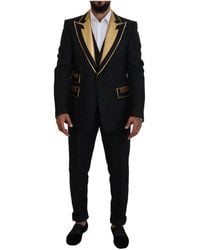 Dolce & Gabbana - Elegant Silk Blend 3-Piece Suit - Lyst