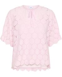Saint Tropez - Overhemden ,Roze ,Tule Blouses - Lyst