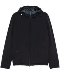 Herno - Hooded Full Zip Jacket - Lyst