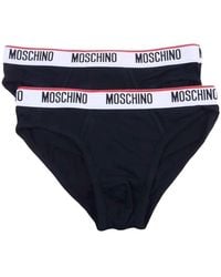 Moschino - Schwarze slip unterwäsche pack - Lyst