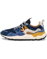 Flower Mountain - Schoenen ,Blauw ,Leer Yamano 3 Sneakers - Lyst