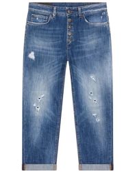 Dondup - Jeans ,Blauw ,Denim Losse Denim Stretch Jeans - Lyst