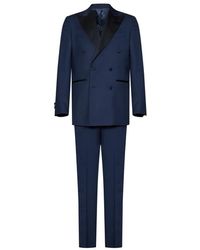 Franzese Collection - Blauw Tuxedo Pak Verhoog Stijl Statement - Lyst
