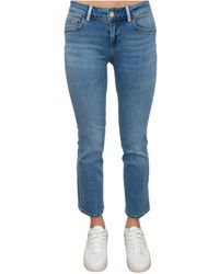 Liu Jo - Blaue denim regular fit jeans - Lyst