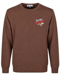 MC2 Saint Barth - Truien & Vesten ,Bruin ,Wol Heron Light Embry Knit - Lyst