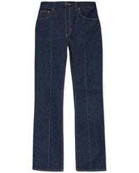 McQueen - Jeans ,Blauw ,Katoen Straight-Leg Jeans - Lyst