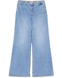 Oltre - Wide Jeans - Lyst