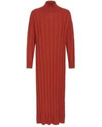 Inwear - Kleedjes ,Rood ,Wol Tessiw Kellsie Jurk - Lyst