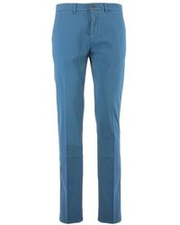 Harmont & Blaine - Broeken ,Blauw ,Katoen Chinos - Lyst