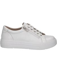 Caprice - Schoenen ,Wit ,Witte Sneakers Voor Vrouwen - Lyst