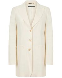 Alberta Ferretti - Single-Breasted Coats - Lyst