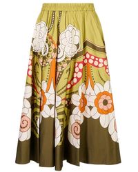 La DoubleJ - Rokken ,Veelkleurig ,Katoen Ballerina Skirt Placee - Lyst