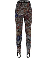 Philipp Plein - Broeken ,Veelkleurig ,Katoen Leggings Paisley - Lyst