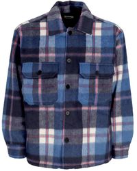 Obey - Jassen ,Veelkleurig ,Wol/Multi Gewatteerd Overhemd Jas - Lyst