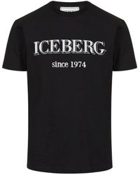 Iceberg - Branding Stitch Tee - Lyst