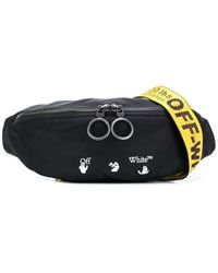 Off-White c/o Virgil Abloh Logo-print Waist Bag - Zwart