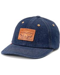 Levi's - Accessoires ,Blauw ,Katoen Relaxed Dad Heritage Cap - Lyst