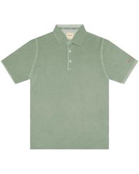 Tramarossa - Grünes Baumwoll-Poloshirt Mit Logo - Lyst