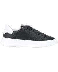 Philippe Model - Schoenen ,Zwart ,Katoen Temple Low-Top Sneakers - Lyst