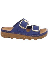 Rohde - Schoenen ,Blauw ,Leer Slippers - Lyst