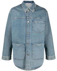 Valentino - Vlogo Signature Denim Shirt - Lyst