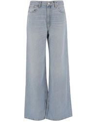 RE/DONE - Jeans ,Blauw ,Katoen Cotton And Lyocell Jeans - Lyst