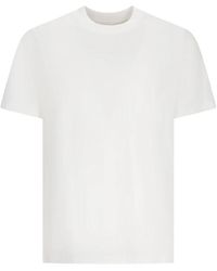 Jil Sander - Einfaches Rundhals-T-Shirt - Lyst
