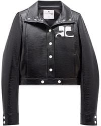 Courreges - Courreves Iconische Vinyljacke - Lyst