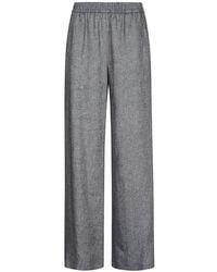 Eleventy - Wide Trousers - Lyst