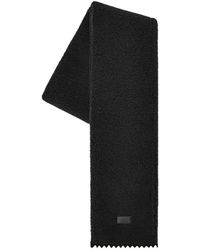 UGG - Accessoires ,Zwart ,Polyester Fluff Scalloped Sjaal - Lyst