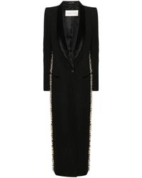 Dries Van Noten - Jassen ,Zwart ,Katoen Single-Breasted Coats - Lyst
