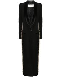 Dries Van Noten - Jassen ,Zwart ,Katoen Single-Breasted Coats - Lyst