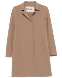 Herno - Single-Breasted Coat - Lyst