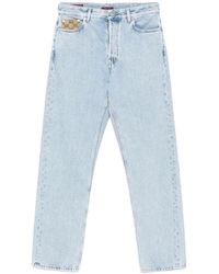 Gucci - Heldere Blauwe Denim Katoenen Jeans - Lyst