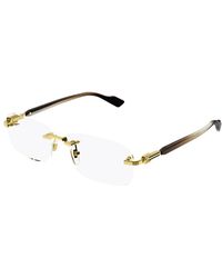 Gucci - Rectangle Optical Frame - Lyst