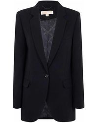 Michael Kors - Jassen ,Zwart ,Zwarte Blazer Voor Vrouwen - Lyst